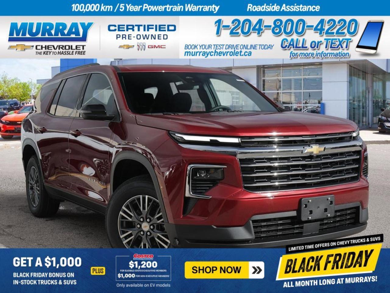 New 2026 Chevrolet Traverse LT for sale in Winnipeg, MB