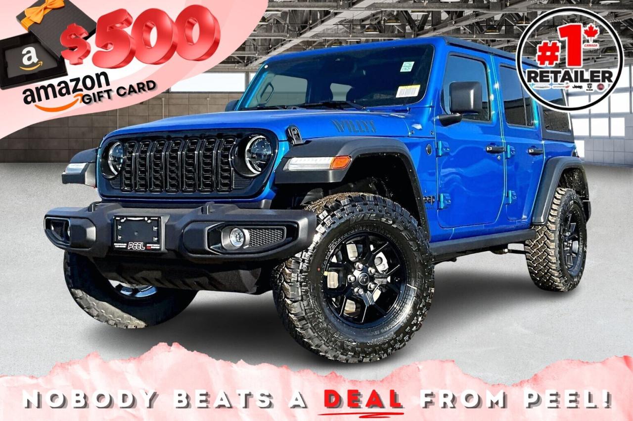 New 2026 Jeep Wrangler WILLY 4X4 | Hardtop | Conv & Tech Grp | 17