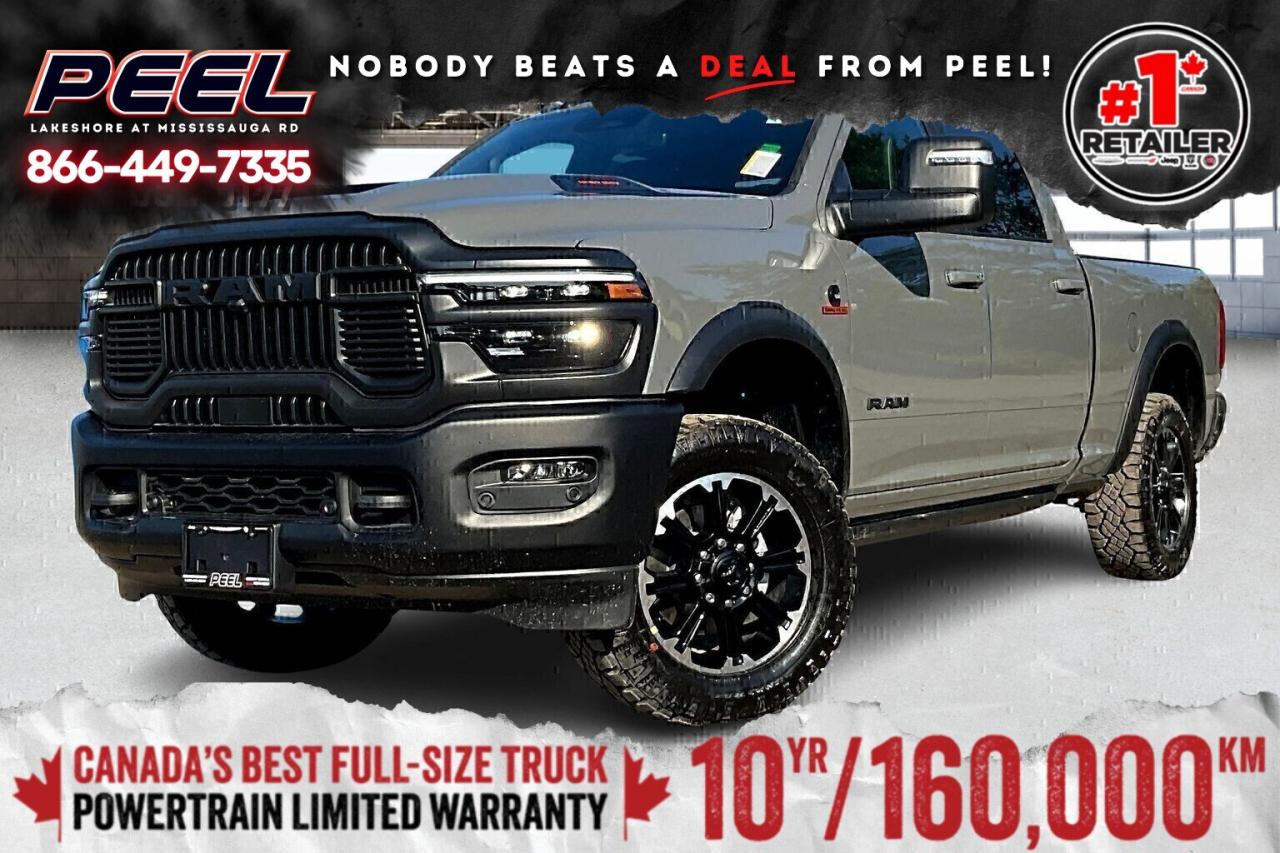 New 2026 RAM 2500 REBEL | 6.7L Diesel | Leather | Sunroof | Level 2 for sale in Mississauga, ON