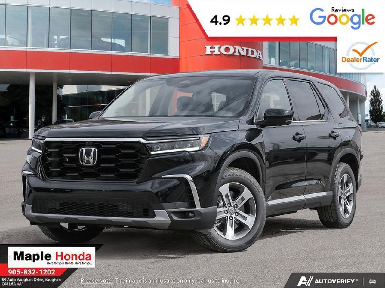 New 2025 Honda Pilot 4DR AWD EX-L for sale in Vaughan, ON