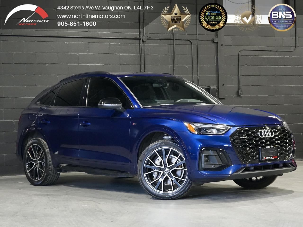 Used 2022 Audi Q5 Sportback Progressiv/S LINE/PANO/DRIVE ASSIST/CARPLAY/1OWNER for sale in Vaughan, ON