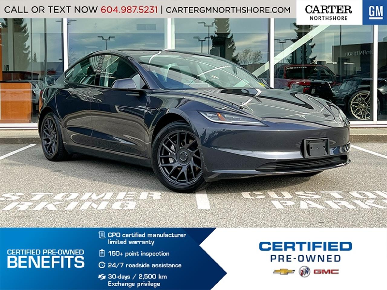 Used 2024 Tesla Model 3 BASE | Pano Glass Roof/Rear Touchscreen/Navigation for sale in North Vancouver, BC