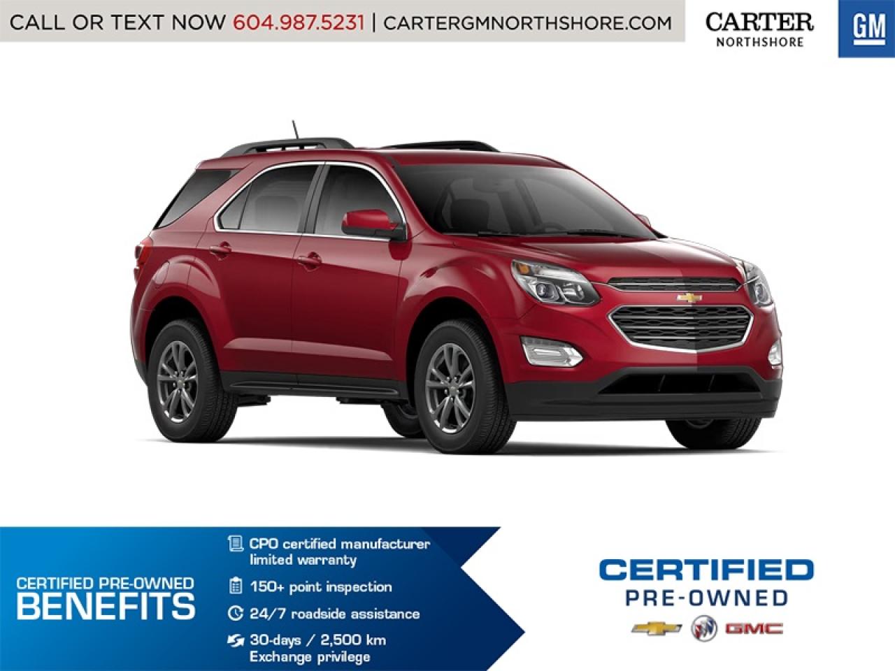 Used 2017 Chevrolet Equinox LT | Alum Wheels/Cruise Ctrl/Pwr Seats/Pwr Liftgat for sale in North Vancouver, BC