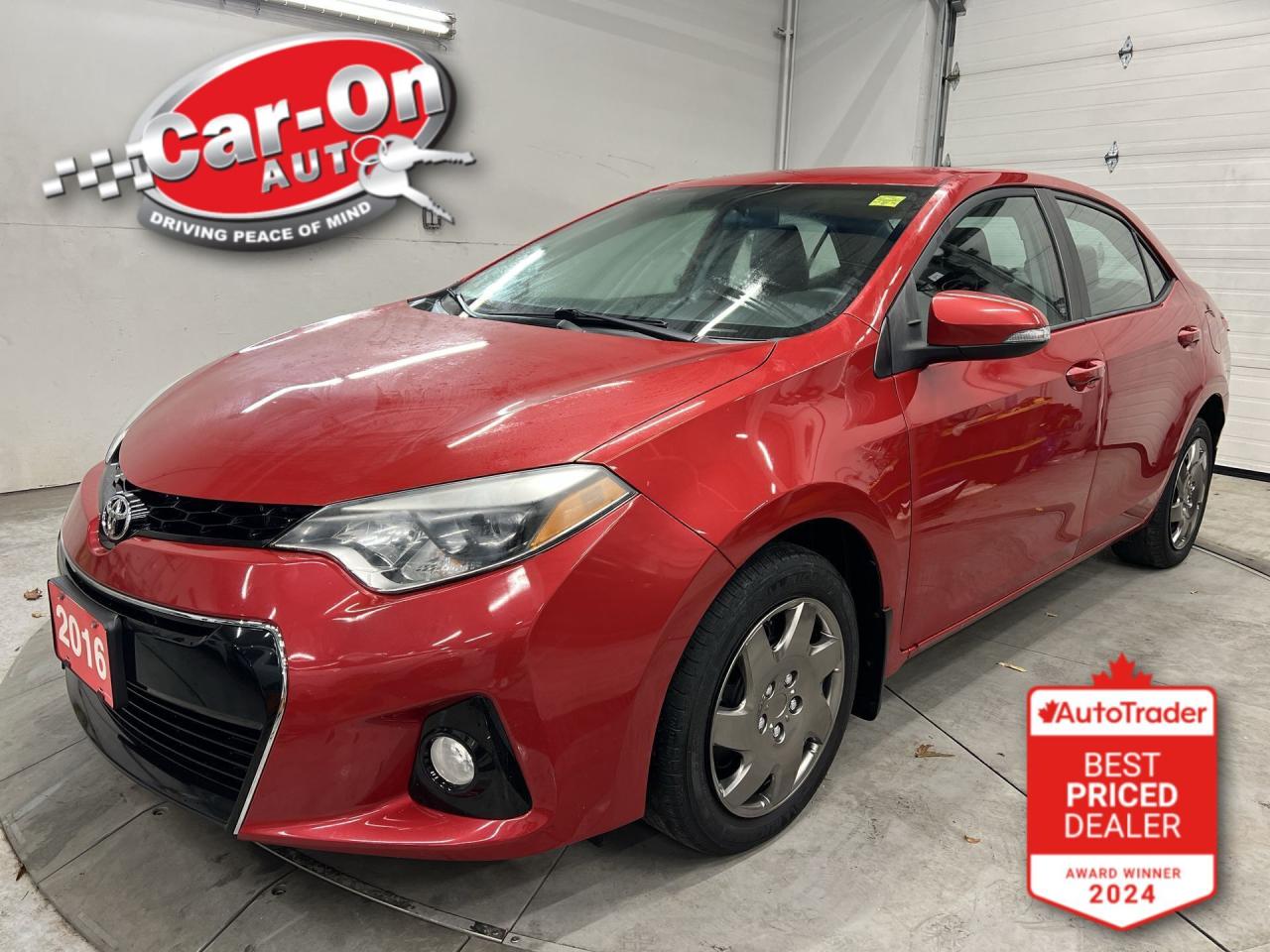 2016 Toyota Corolla S |6-SPEED |ONLY 89,000KMS! |LEATHER |HTD SEATS Photo0