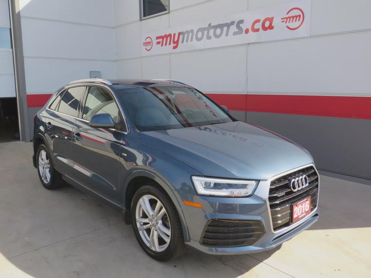 2016 Audi Q3 Technik  | Clean Title | No Accidents | Safety Certified | AWD | Alloy Rims | Leather | Navigation | Sunroof | Power Seats | Push Button Start | Dual Climate Control | CDPlayer | Heated Seats | Rear Privacy Cover | Power Tailgate | Bluetooth Photo0