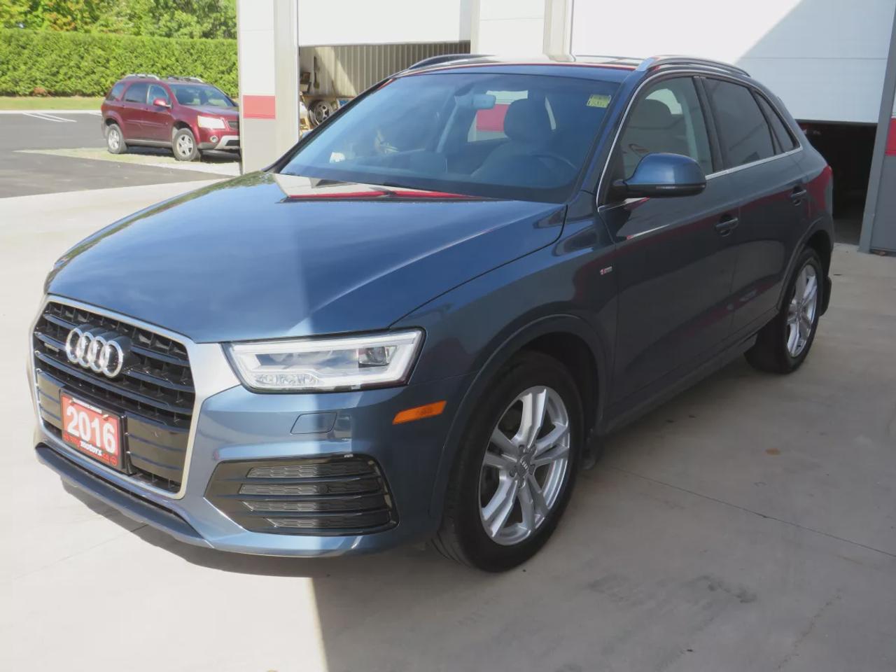 2016 Audi Q3 Technik  | Clean Title | No Accidents | Safety Certified | AWD | Alloy Rims | Leather | Navigation | Sunroof | Power Seats | Push Button Start | Dual Climate Control | CDPlayer | Heated Seats | Rear Privacy Cover | Power Tailgate | Bluetooth Photo