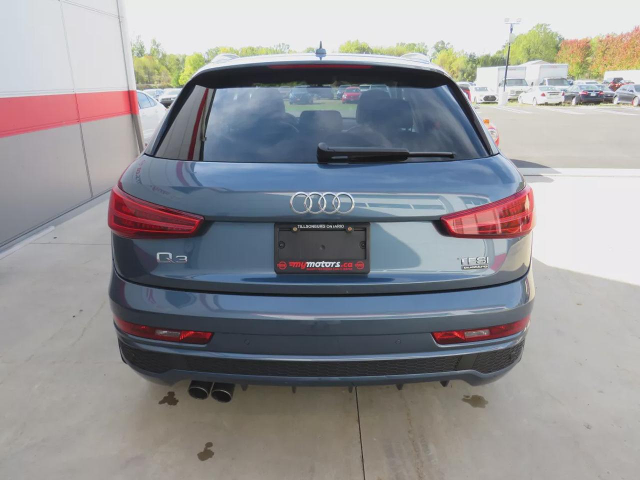 2016 Audi Q3 Technik  | Clean Title | No Accidents | Safety Certified | AWD | Alloy Rims | Leather | Navigation | Sunroof | Power Seats | Push Button Start | Dual Climate Control | CDPlayer | Heated Seats | Rear Privacy Cover | Power Tailgate | Bluetooth Photo