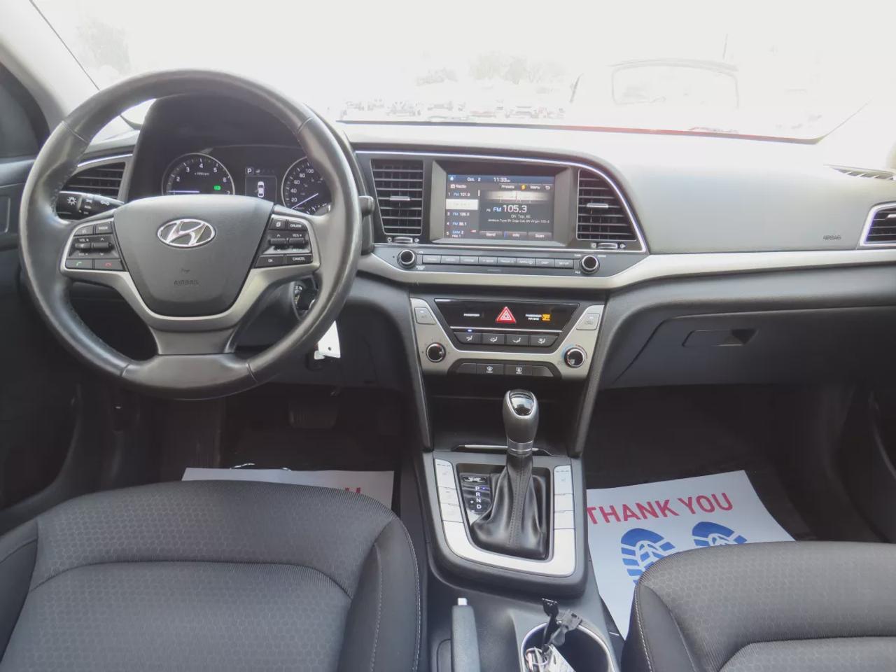 2017 Hyundai Elantra GL | Clean Title No Accidents | Safety Certified | Alloy Rims | Digital Touchscreen | Reverse Camera | Heated Seats | Leather Wrapped Steering Wheel | Blind Spot Monitoring | Cruise Control | Bluetooth | Traction Control Photo