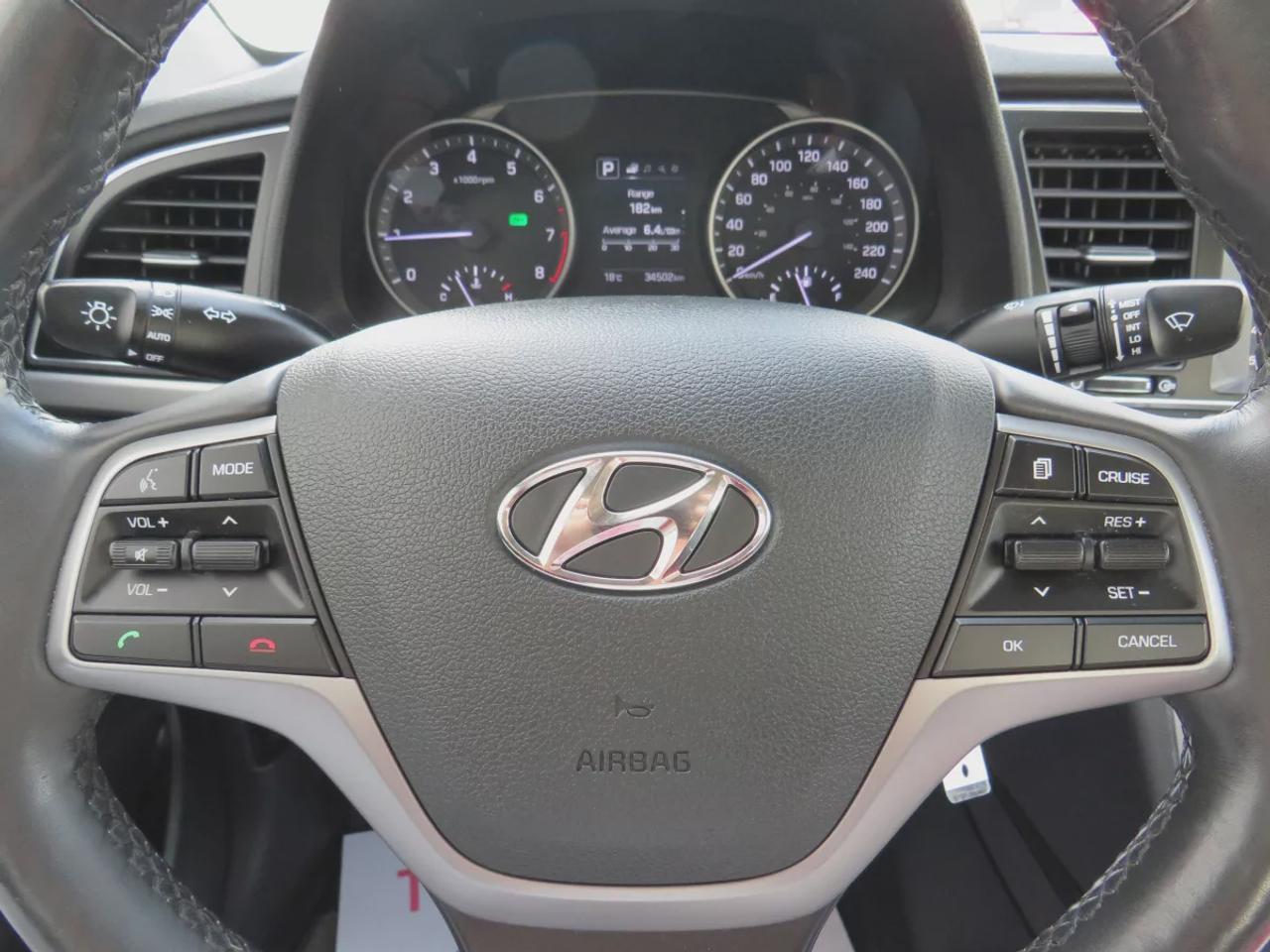 2017 Hyundai Elantra GL | Clean Title No Accidents | Safety Certified | Alloy Rims | Digital Touchscreen | Reverse Camera | Heated Seats | Leather Wrapped Steering Wheel | Blind Spot Monitoring | Cruise Control | Bluetooth | Traction Control Photo