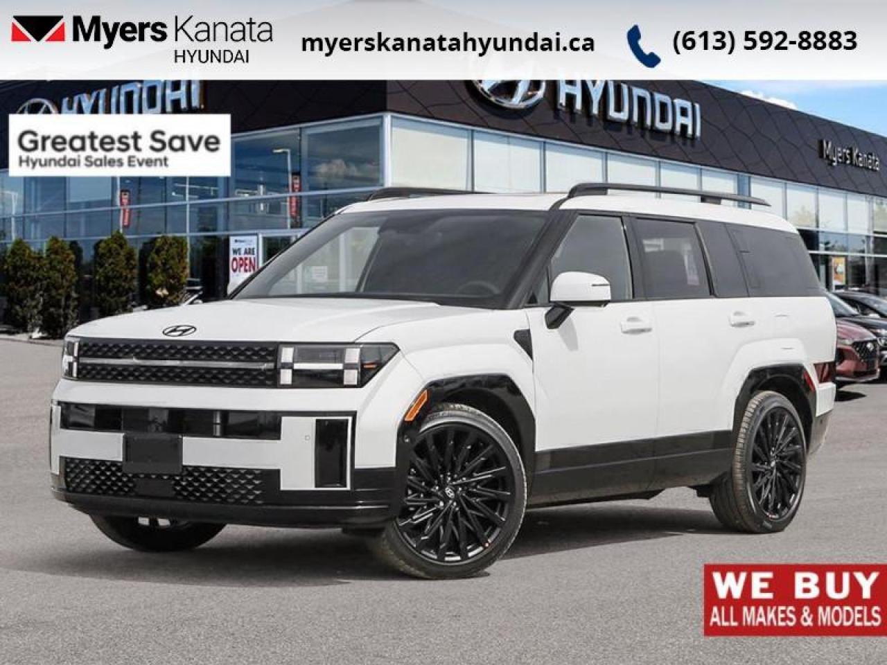 New 2025 Hyundai Santa Fe Ultimate Calligraphy AWD w/Beige Interior  - $191.00 /Wk for sale in Kanata, ON