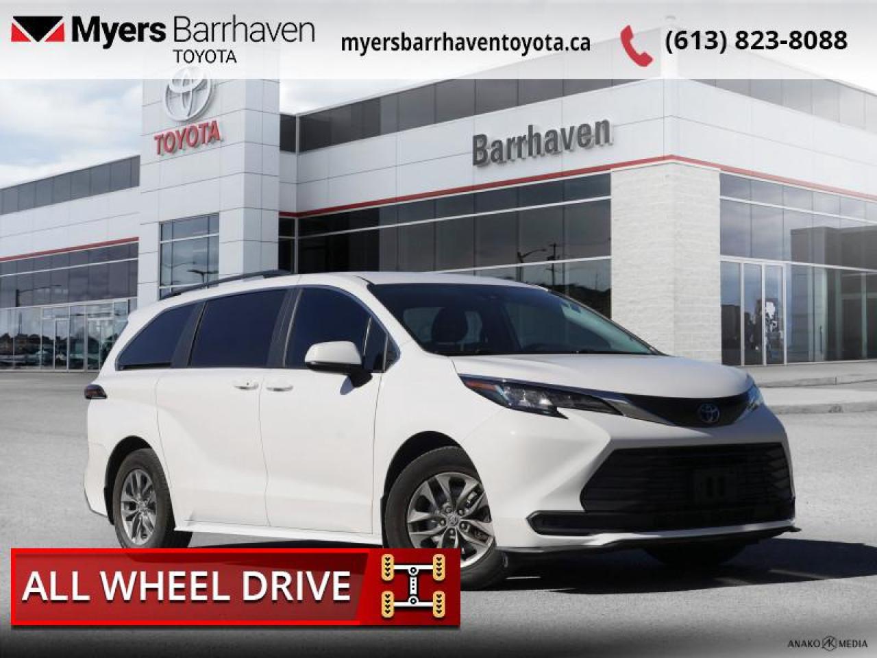 Used 2022 Toyota Sienna LE 8-Passenger AWD  - Heated Seats - $331 B/W for sale in Ottawa, ON