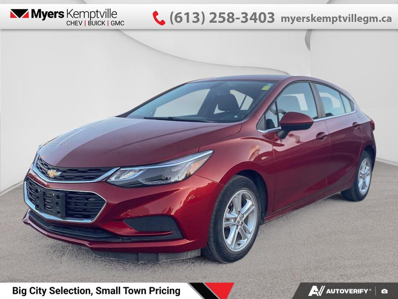 Used 2018 Chevrolet Cruze Hatch LT  - Heated Seats for sale in Kemptville, ON