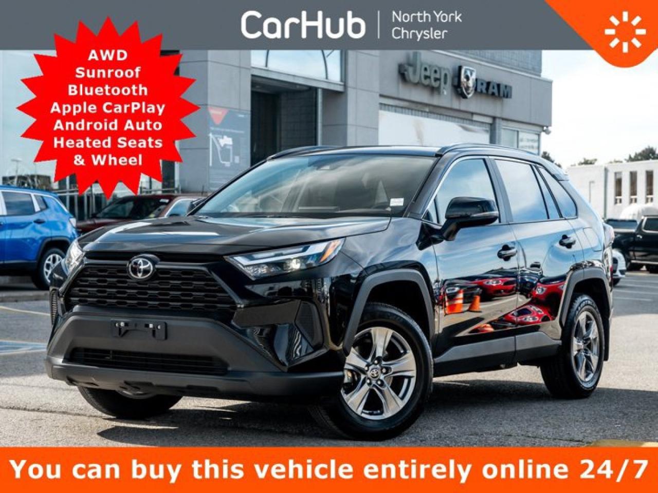 Used 2024 Toyota RAV4 XLE AWD Sunroof Bluetooth Apple CarPlay Android Auto Heated Seats & Wheel for sale in Thornhill, ON