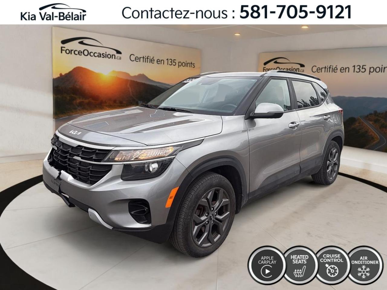 Used 2024 Kia Seltos LX *AWD *CRUISE *CAMERA *CARPLAY *SIEGES CHAUFF for sale in Québec, QC