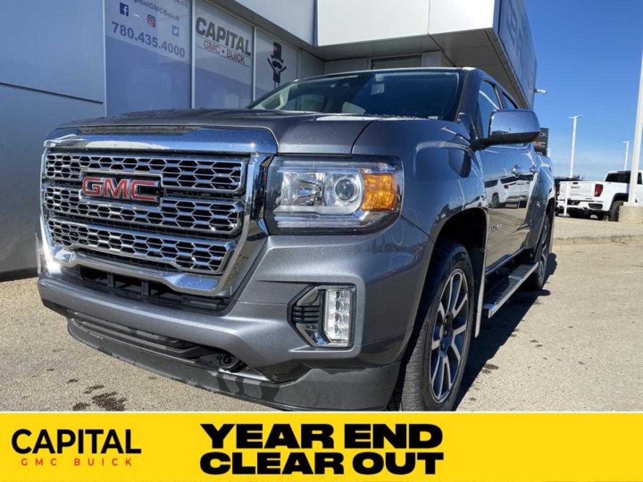 Used 2021 GMC Canyon Crew Cab 4WD Denali * 2 SETS OF TIRES * NAVIGATION * TOW PACKAGE * for sale in Edmonton, AB