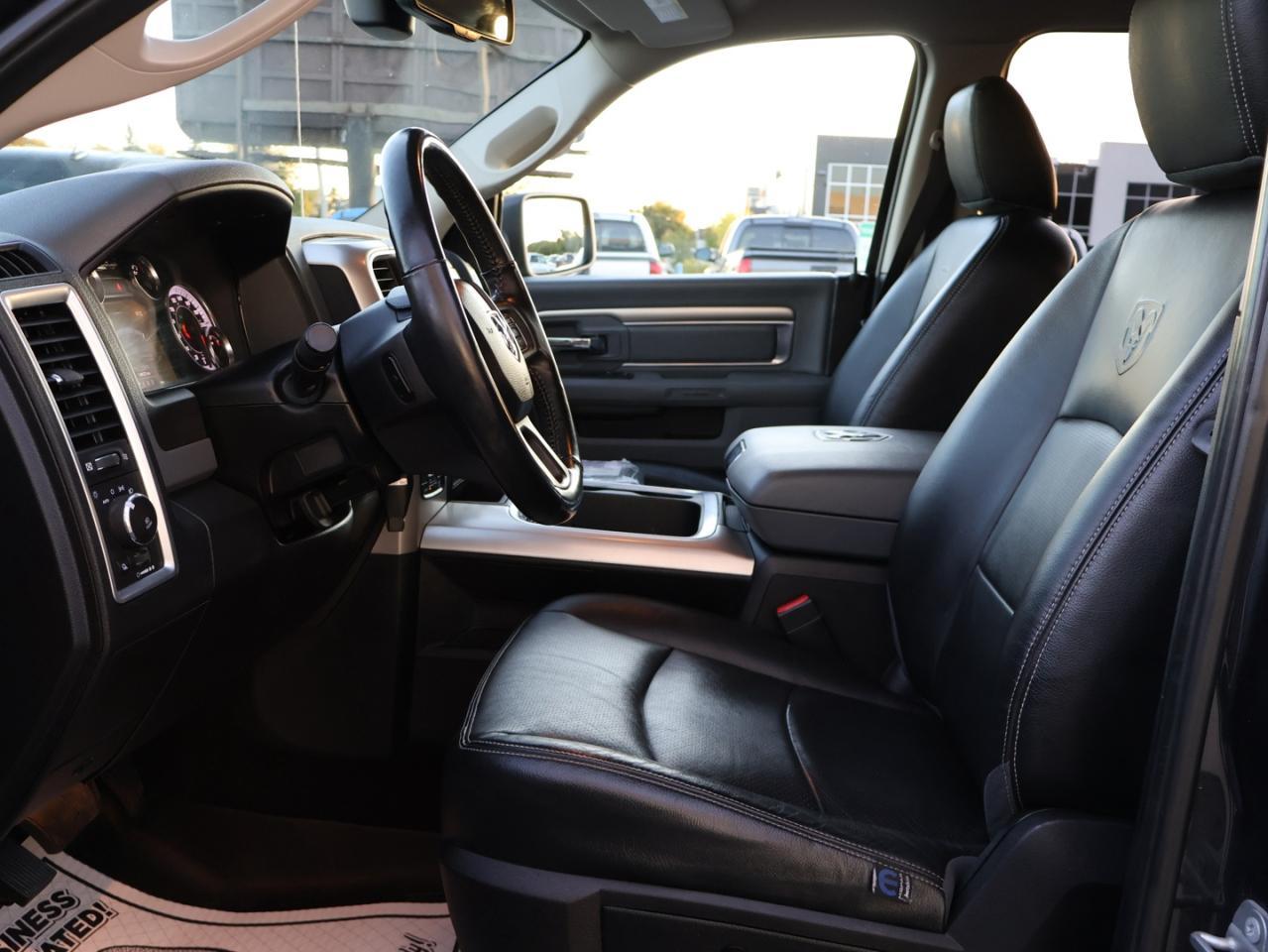 2018 RAM 1500 SLT-BIG HORN CREW DIESEL 4WD CERTIFIED *ACCIDENT FREE* NAV CAMERA BLUETOOTH LEATHER/STEERING HEATED CRUISE ALLOYS - Photo #14