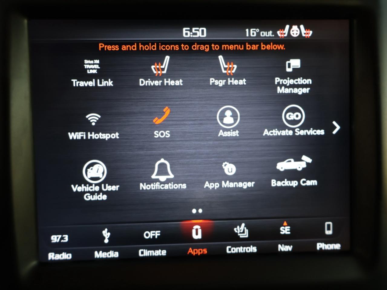 2018 RAM 1500 SLT-BIG HORN CREW DIESEL 4WD CERTIFIED *ACCIDENT FREE* NAV CAMERA BLUETOOTH LEATHER/STEERING HEATED CRUISE ALLOYS - Photo #22