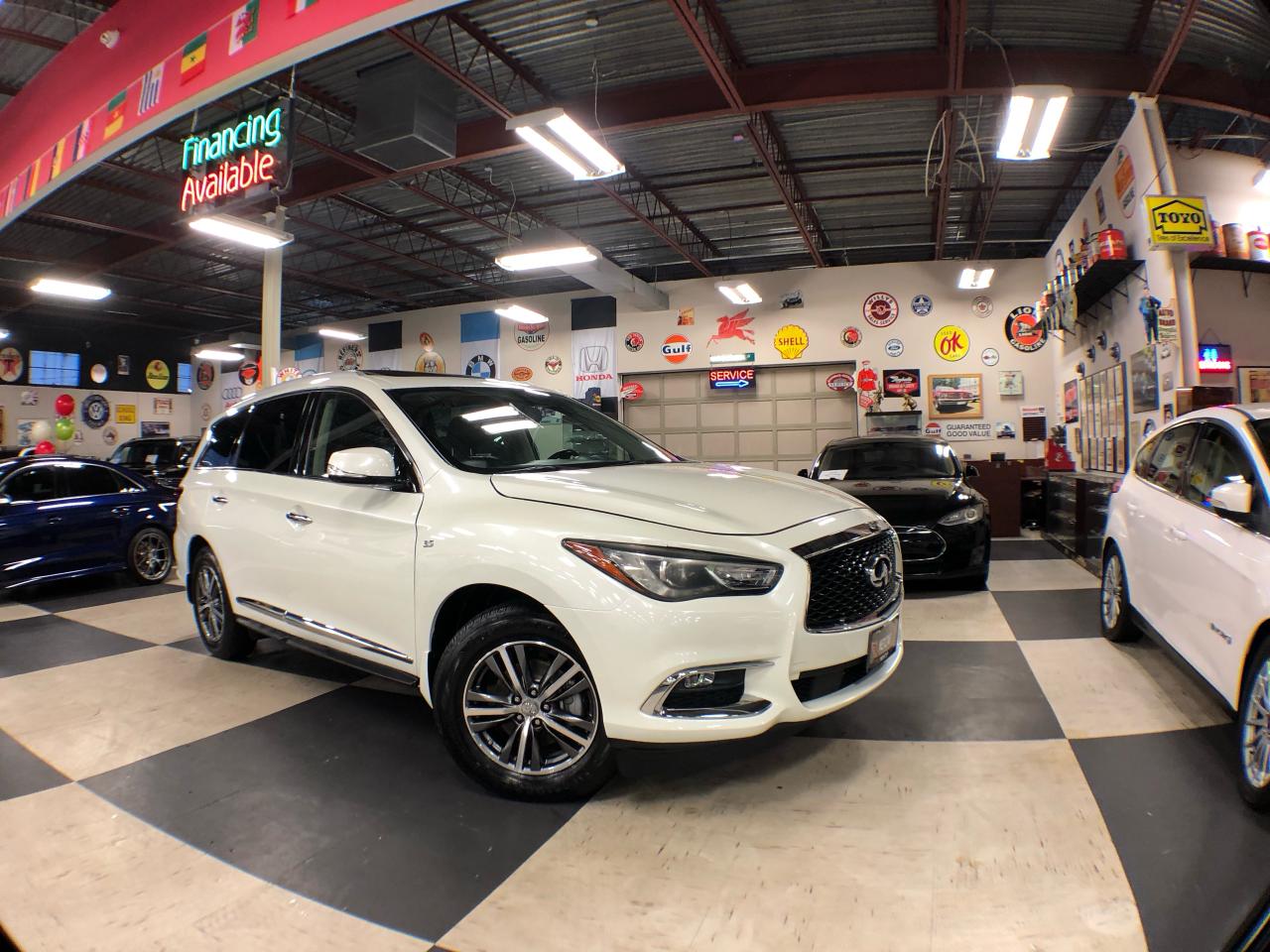 2017 Infiniti QX60 AWD 7 PASS LEATHER P/SUNROOF CARPLAY B/SPOT CAMERA