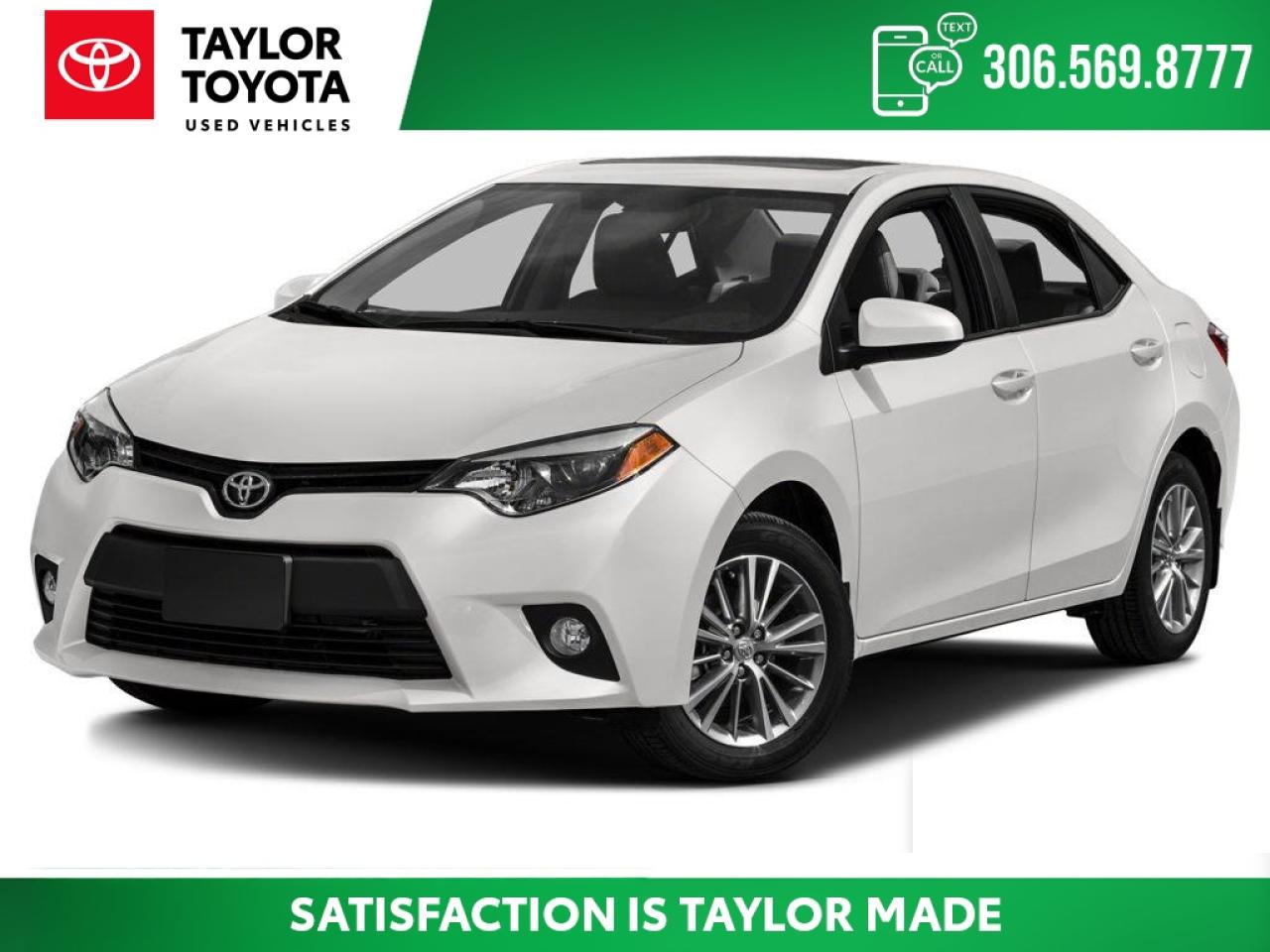 Used 2015 Toyota Corolla  for sale in Regina, SK