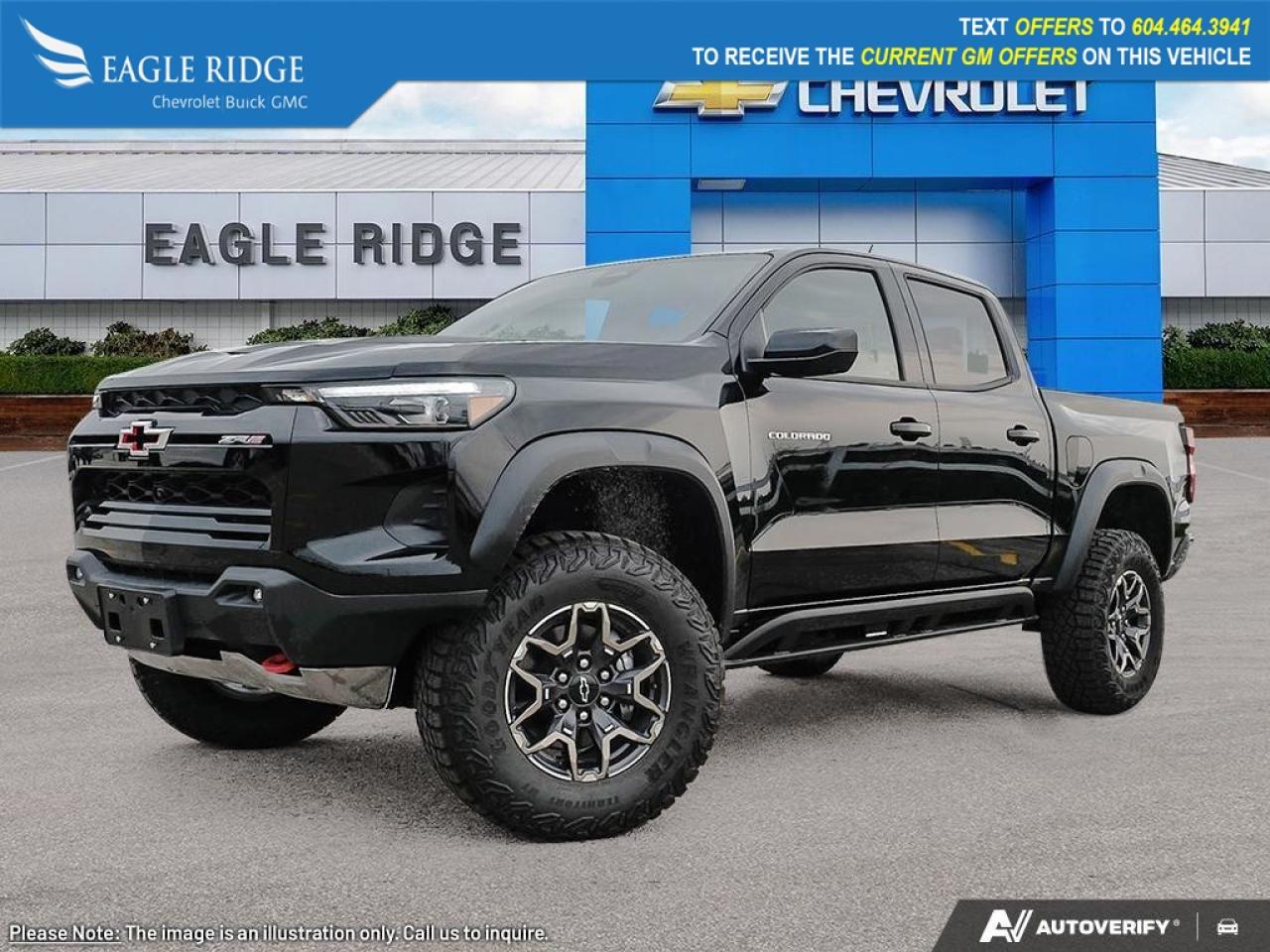 New 2026 Chevrolet Colorado ZR2 11.3-inch touchscreen display, 11-inch digital driver display, Google Built-In, wireless Apple CarPlay and Android Auto, Wi-Fi hotspot compatibility, Bluetooth, 6-speaker audio system, for sale in Coquitlam, BC