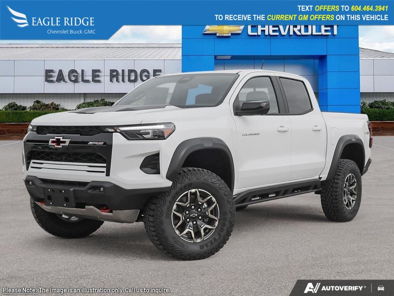 New 2026 Chevrolet Colorado ZR2 11.3-inch touchscreen display, 11-inch digital driver display, Google Built-In, wireless Apple CarPlay and Android Auto, Wi-Fi hotspot compatibility, Bluetooth, 6-speaker audio system, for sale in Coquitlam, BC