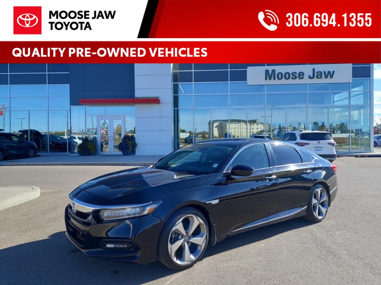 Used 2018 Honda Accord Top-of-the-line luxury and performance. This 2018 Accord Touring offers premium features, advanced tech, and Honda’s legendary reliability in a stylish sedan. for sale in Moose Jaw, SK