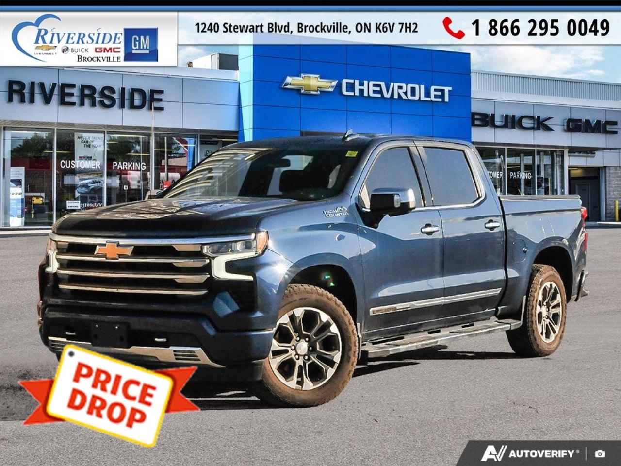 Used 2022 Chevrolet Silverado 1500 High Country for sale in Brockville, ON