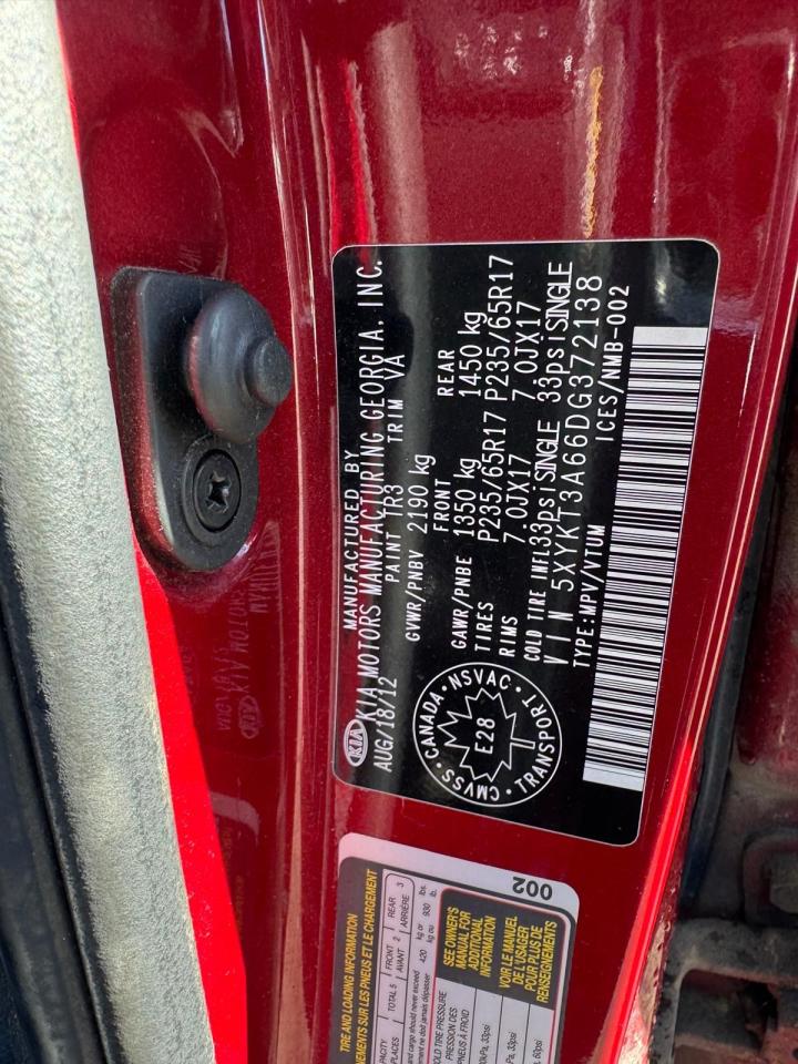 2013 Kia Sorento LX, ONLY 147KMS, ENGINE KNOCKING, AS IS SPECIAL - Photo #17