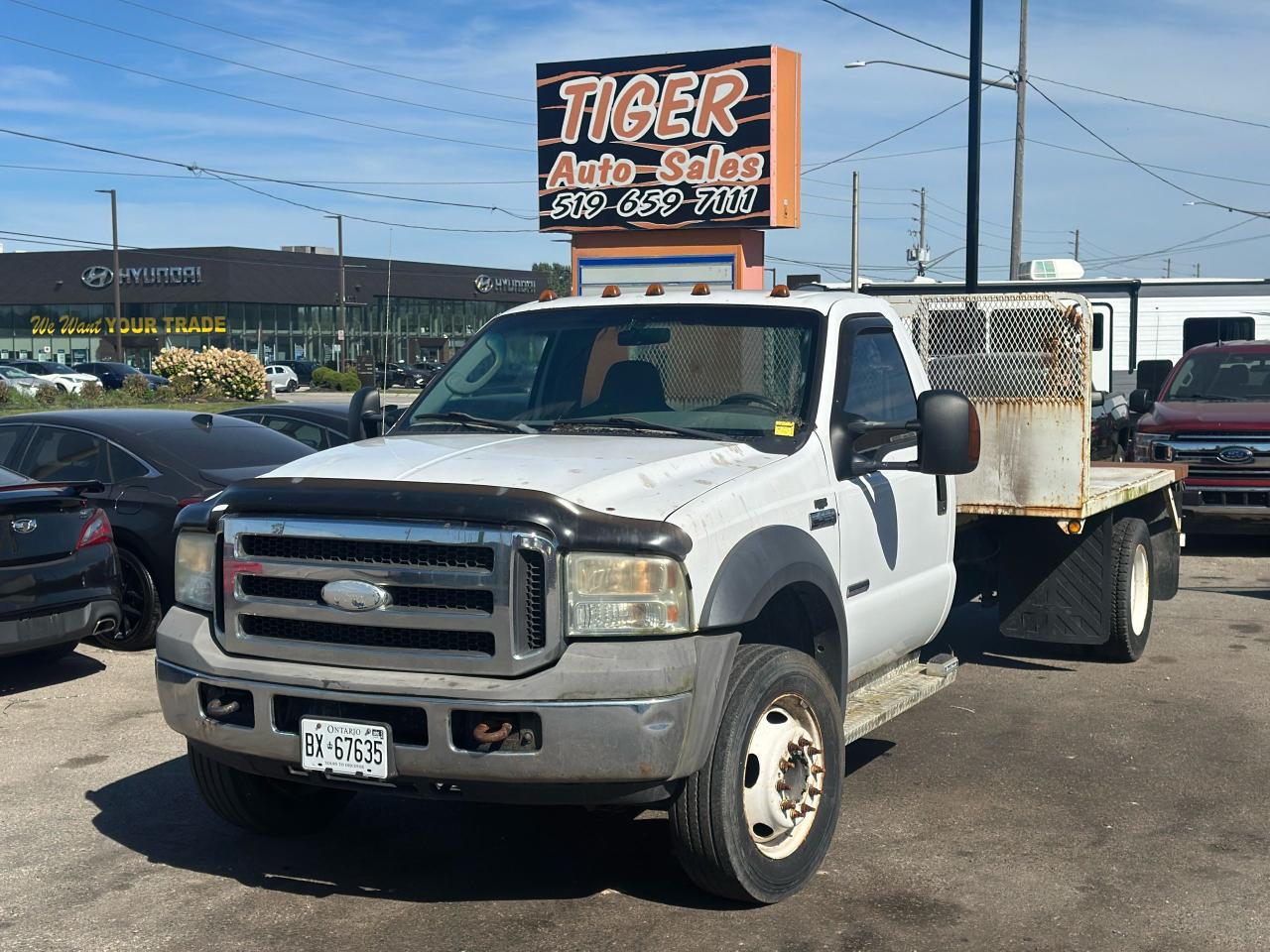 Used 2005 Ford F-550 XLT, DIESEL, 5TH WHEEL,SERVICED, RUNS GREAT, AS IS for sale in London, ON