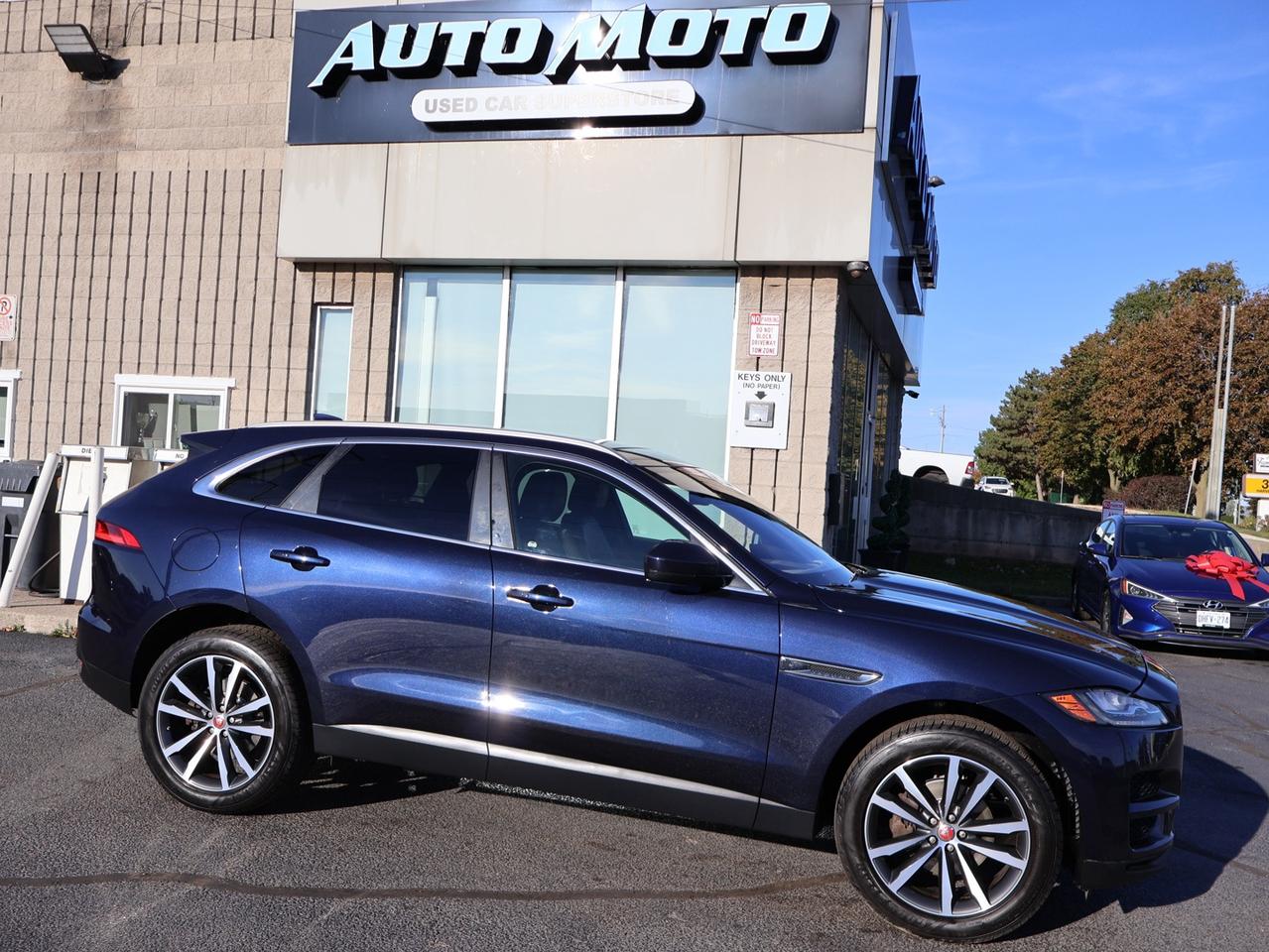 2019 Jaguar F-PACE 20d PRESTIGE AWD CERTIFIED *JAGUAR MAINTAIN* CAMERA NAV BLUETOOTH LEATHER HEATED SEATS CRUISE ALLOYS Photo0
