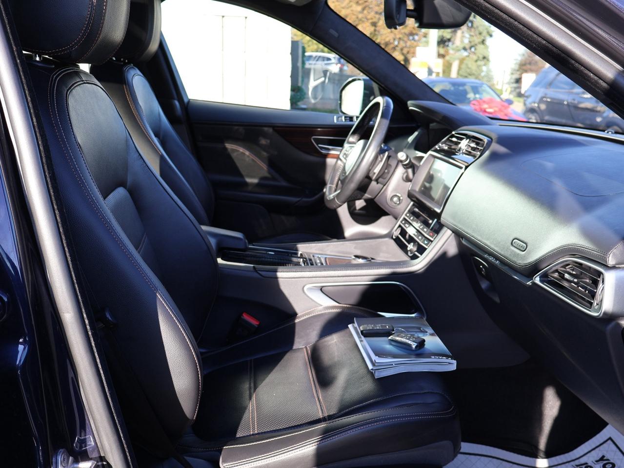 2019 Jaguar F-PACE 20d PRESTIGE AWD CERTIFIED *JAGUAR MAINTAIN* CAMERA NAV BLUETOOTH LEATHER HEATED SEATS CRUISE ALLOYS Photo
