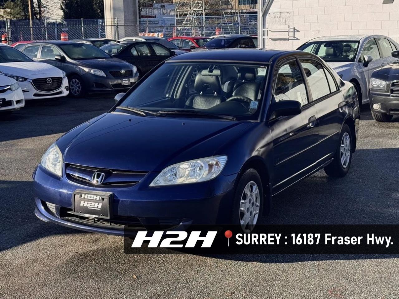 Used 2005 Honda Civic FINANCING AVAILABLE for sale in Surrey, BC