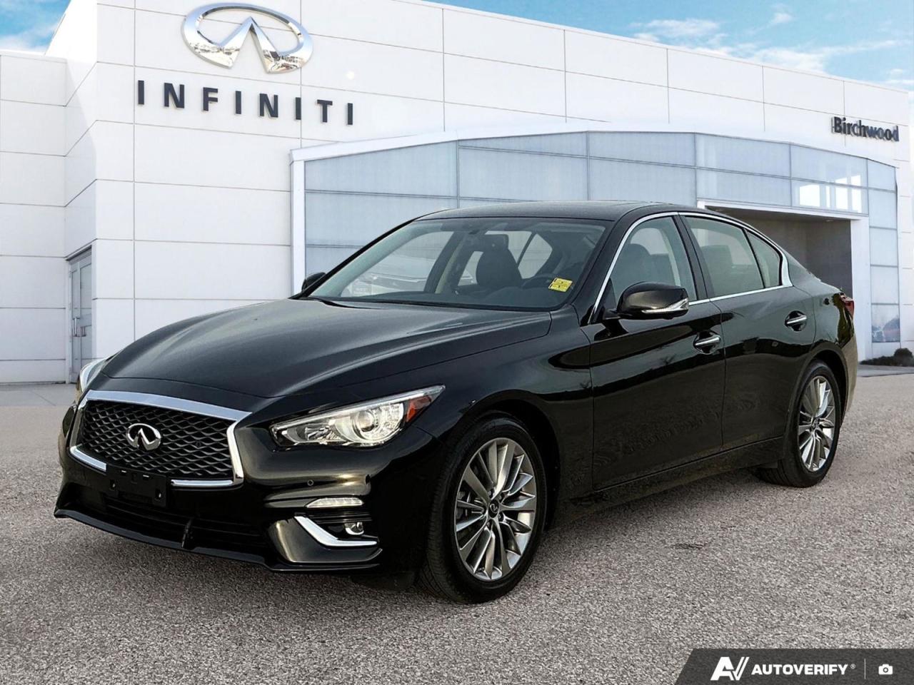 Used 2024 Infiniti Q50 LUXURY Accident Free | Low KM's for sale in Winnipeg, MB