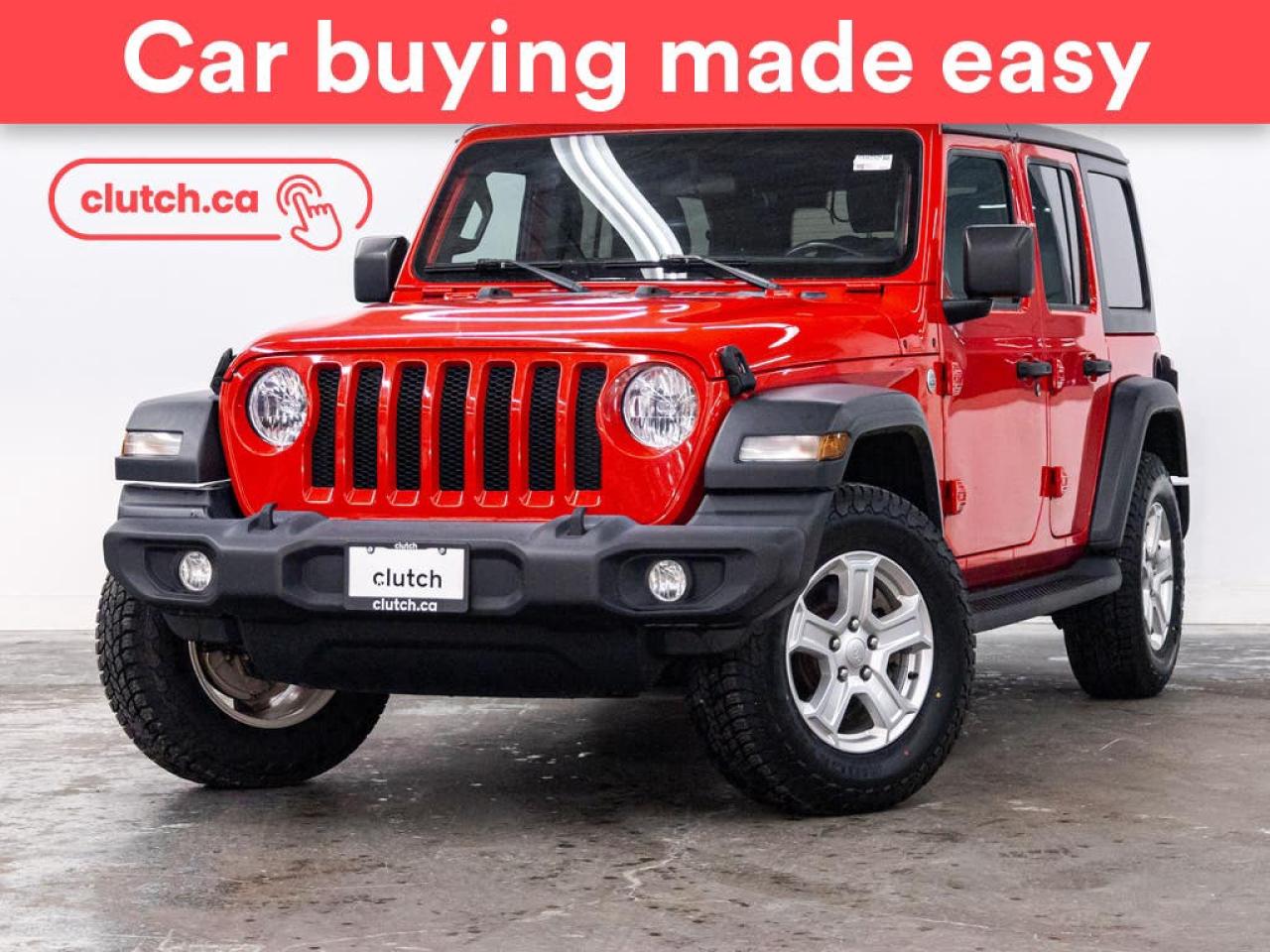 Used 2020 Jeep Wrangler Unlimited Sport 4X4 w/ Apple CarPlay & Android Auto, Heated Steering Wheel, Heated Front Seats for sale in Toronto, ON