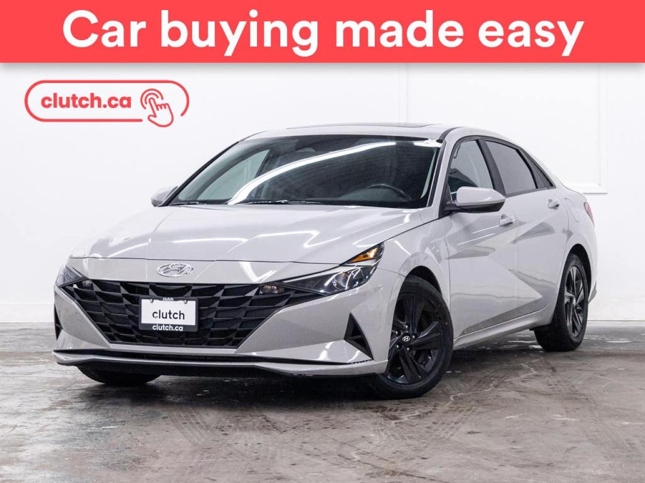 Used 2021 Hyundai Elantra Preferred w/ Sun & Tech Pkg w/ Apple CarPlay & Android Auto, Power Moonroof, Heated Steering Wheel for sale in Toronto, ON