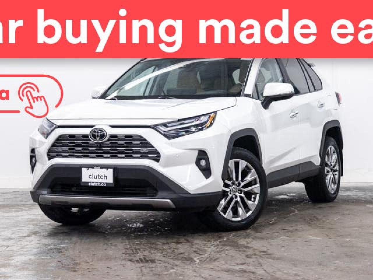 Used 2023 Toyota RAV4 Limited AWD w/ Apple CarPlay & Android Auto, Power Moonroof, Nav for sale in Toronto, ON