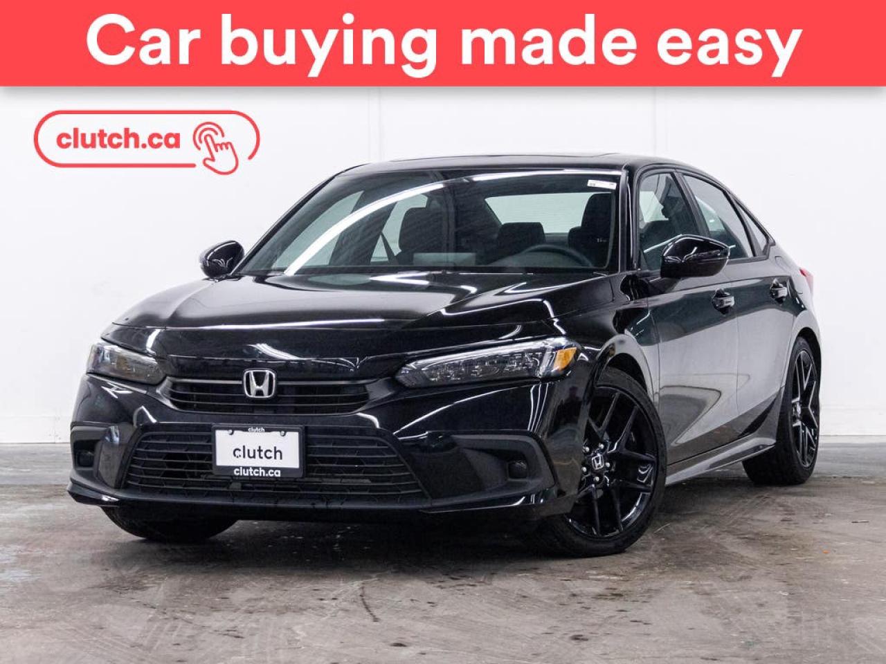 Used 2024 Honda Civic Sport w/ Apple CarPlay & Android Auto, Power Moonroof, Heated Steering Wheel for sale in Toronto, ON