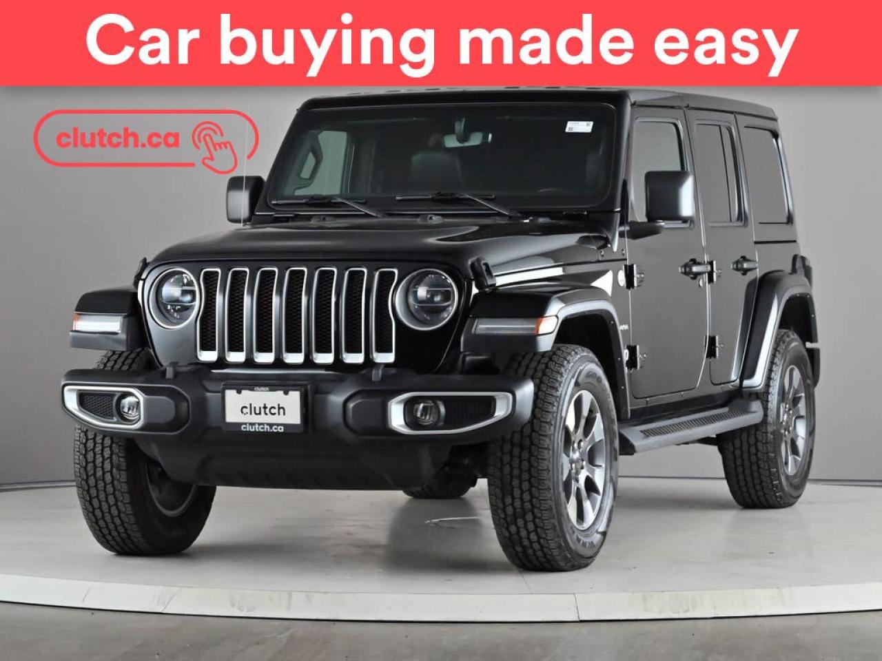 Used 2021 Jeep Wrangler Unlimited Sahara 4X4 w/ Apple CarPlay & Android Auto, Nav, Heated Steering Wheel for sale in Toronto, ON