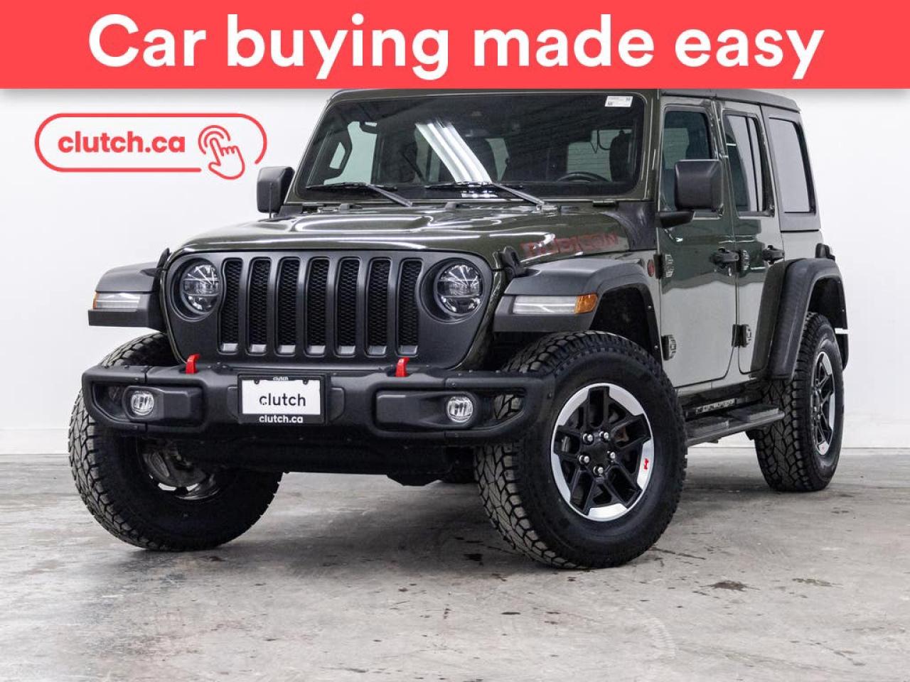 Used 2021 Jeep Wrangler Unlimited Rubicon 4X4 w/ Apple CarPlay & Android Auto, Heated Steering Wheel, Nav for sale in Toronto, ON