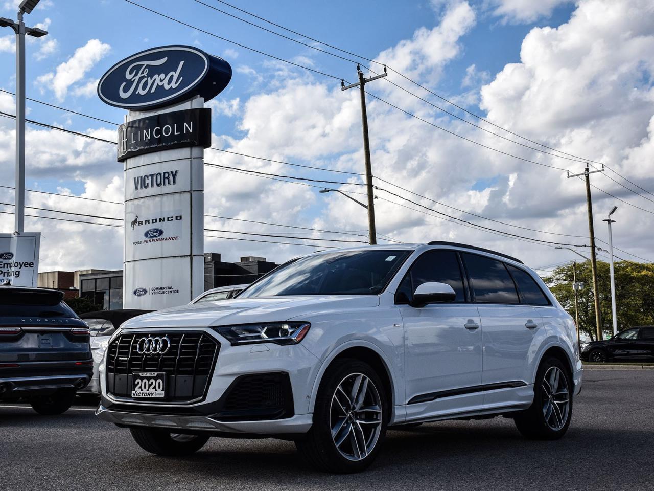 Used 2020 Audi Q7 55 Progressiv Panoramic Sunroof | Heated Leather Seats | for sale in Chatham, ON