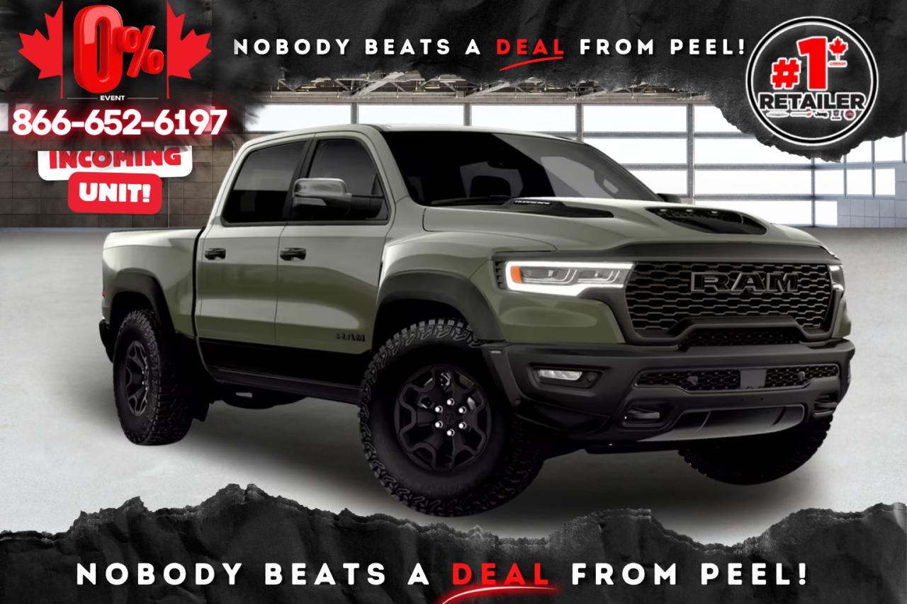 New 2026 RAM 1500 RHO CREW 4X4 | Red Accents | Pano Roof | 540HP for sale in Mississauga, ON
