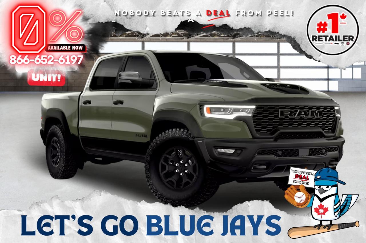 New 2026 RAM 1500 RHO CREW 4X4 | Red Accents | Pano Roof | 540HP for sale in Mississauga, ON