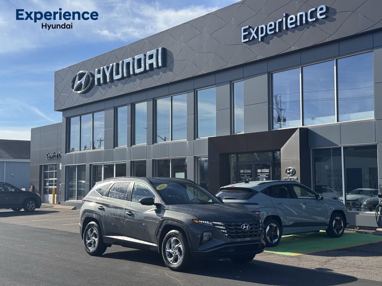 Recent Arrival! 
Amazon Gray 2022 Hyundai Tucson Preferred AWD 

Fresh MVI Sticker
Brand New Front and Rear Brakes
Clean Carfax Report
One Owner
Apple CarPlay & Android Auto
Heated front seats
Remote keyless entry
Steering wheel mounted audio controls
17" Aluminum Alloys

Certified. Hyundai Certified Details:

  * 30 day / 2000 km exchange privilege policy
  * Enjoy preferred financing rates on select models
  * 1 year 24 hour roadside assistance
  * Transferable 6-Year/120,000 km Powertrain Limited Warranty. This is an additional 1 year/20, 000 km beyond the original factory warranty
  * 120 point inspection
  * CarFax Were PEIs Premier Credit Specialists! Good poor, bad, or new credit? Divorced? Self-Employed? We have you covered! Our Credit Specialists are on standby 24/7 to help get you behind the wheel today! APPLY FOR YOUR PRE-APPROVAL TODAY - https://www.steeleadvantagefinancing.com/7182