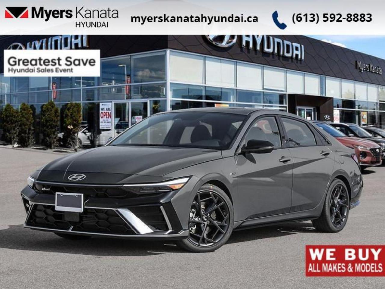 New 2026 Hyundai Elantra N Line Ultimate  - $122.58 /Wk for sale in Kanata, ON