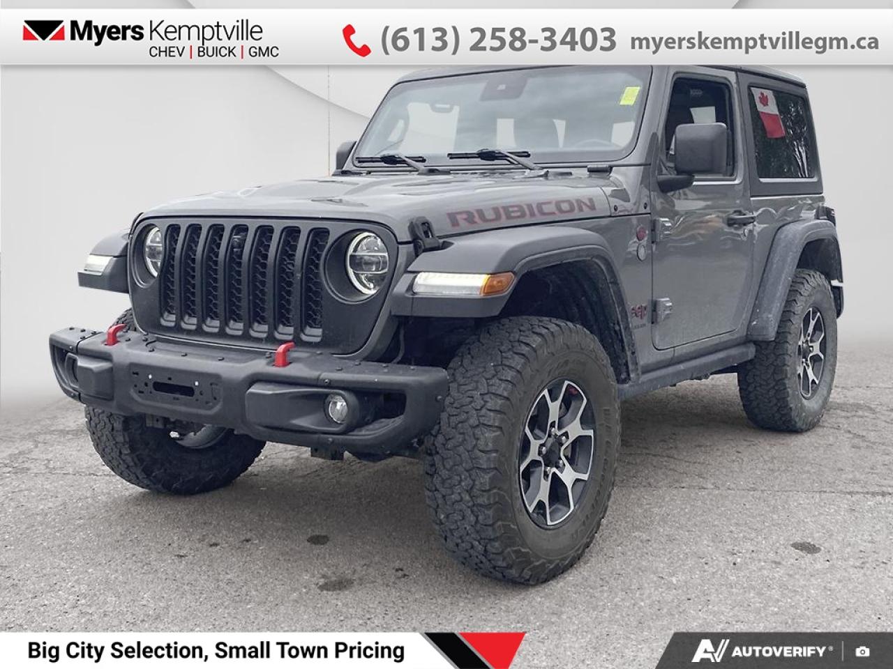 Used 2021 Jeep Wrangler Rubicon  -  4G Wi-Fi -  Android Auto for sale in Kemptville, ON