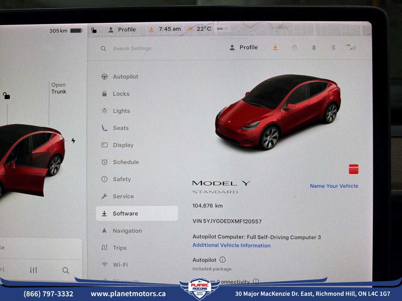 2021 Tesla Model Y Standard Range Photo