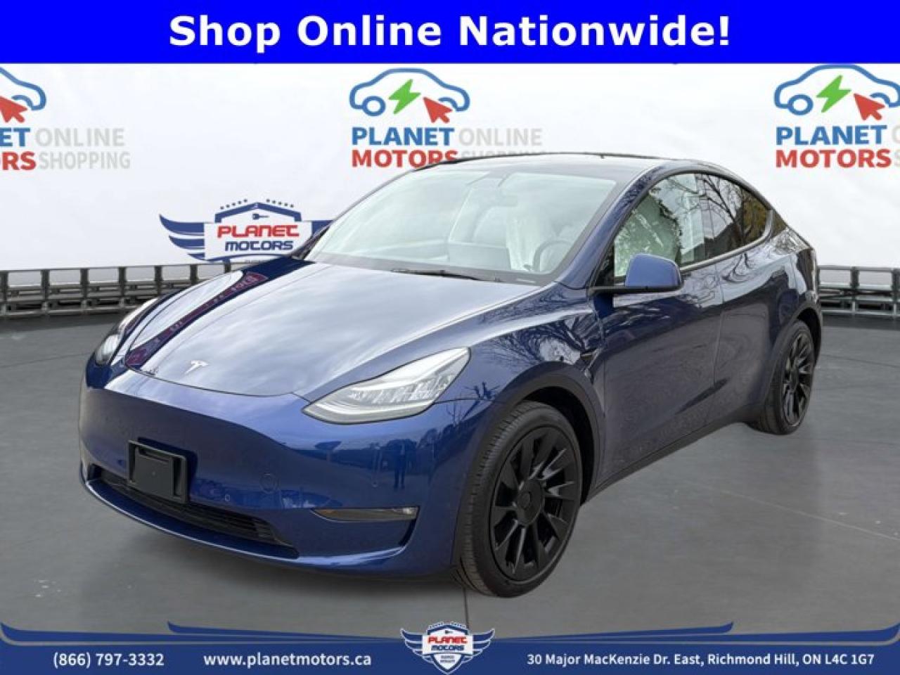 Used 2021 Tesla Model Y Long Range AWD WHITE INTERIOR/NO ACCIDENT for sale in Richmond Hill, ON