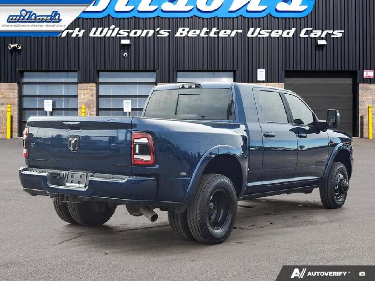 2023 RAM 3500 Limited Mega Cab DRW 4WD | 6.7L Cummins H.O. Diesel | Dually | AISIN Trans | Night Pkg | and More ! Photo4