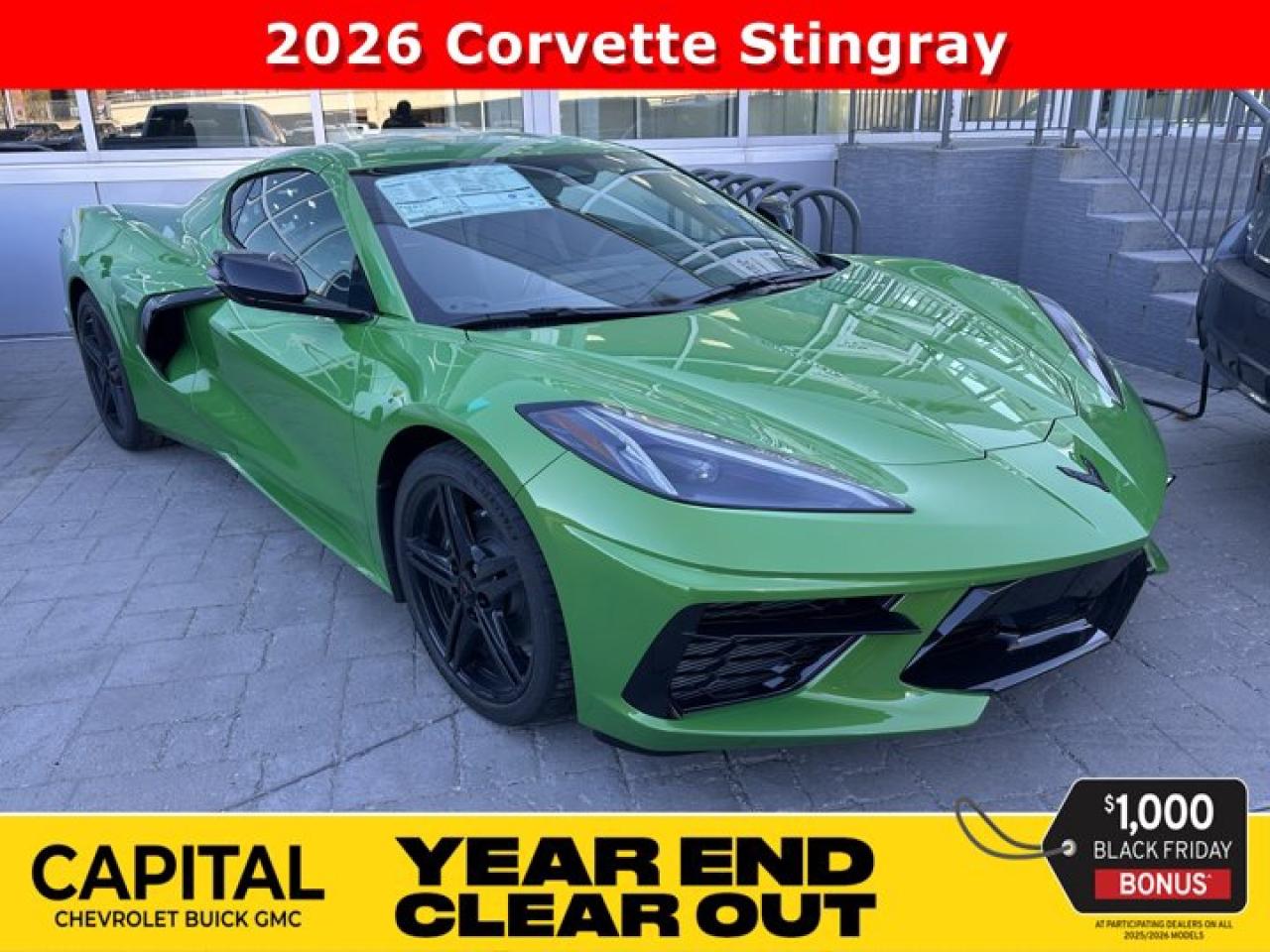 New 2026 Chevrolet Corvette 1LT for sale in Calgary, AB