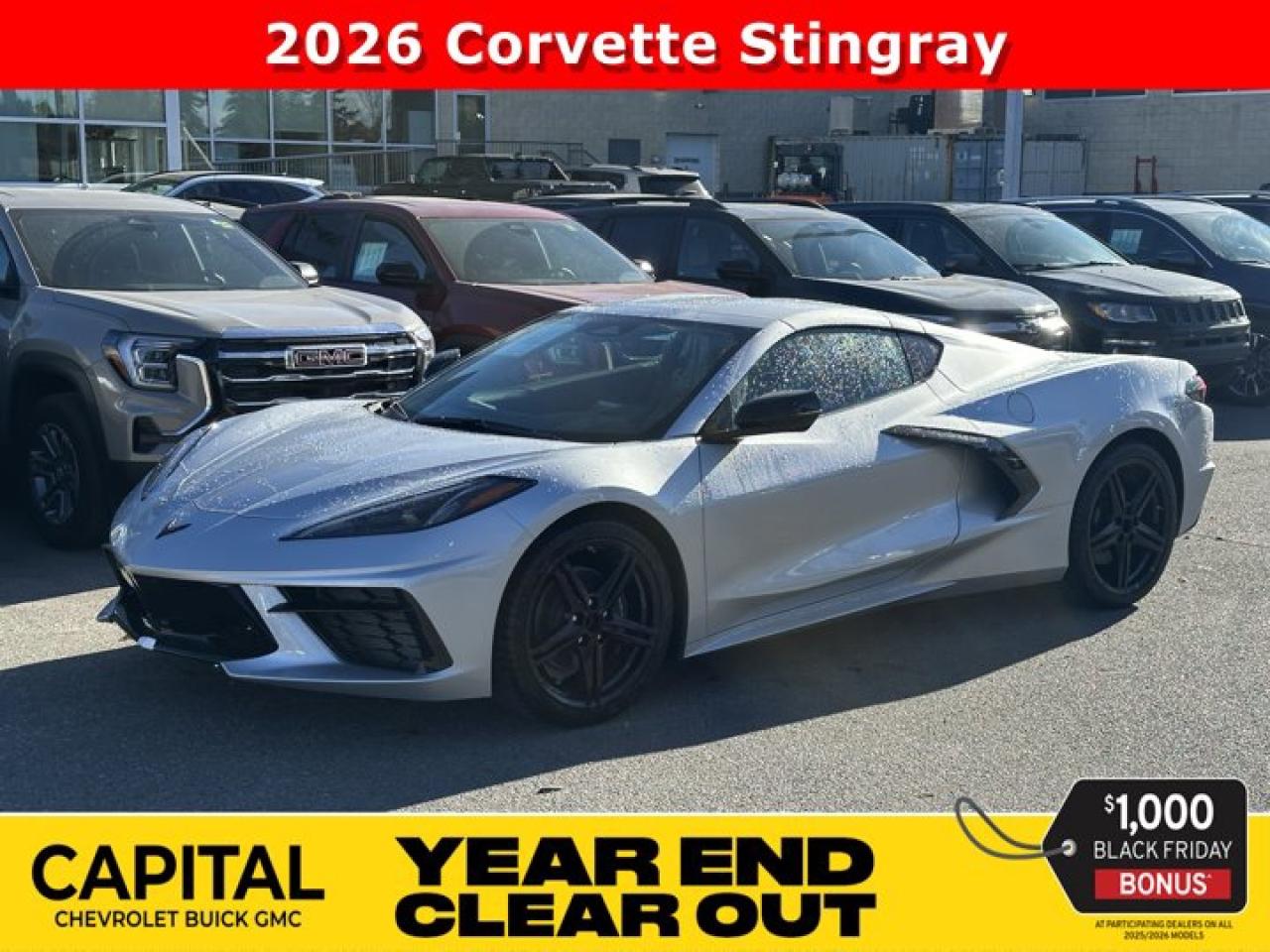 New 2026 Chevrolet Corvette 1LT for sale in Calgary, AB